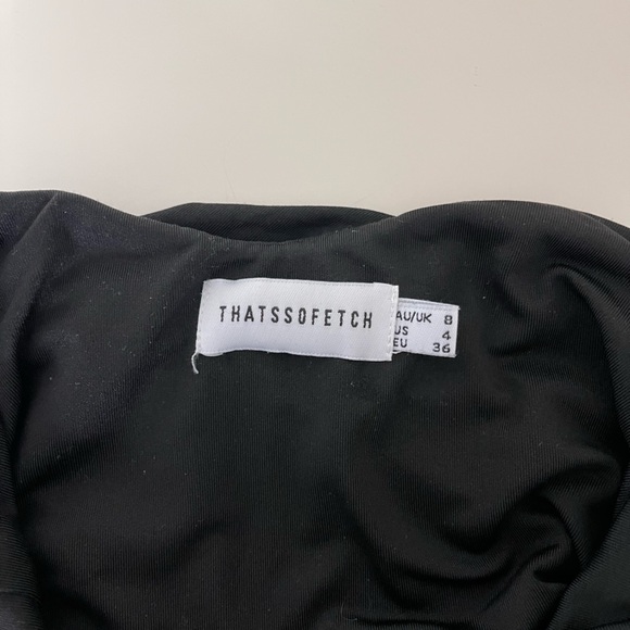 Cute black mini dress - Picture 4 of 5